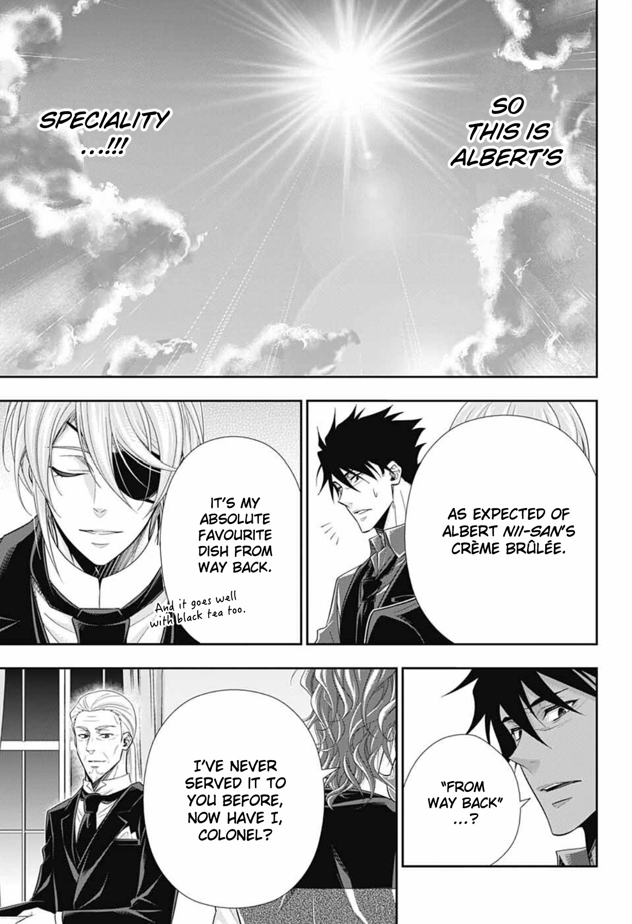 Yukoku no Moriarty Chapter 76 page 32 - Chapter 76: The Return of William and Sherlock. And Then...