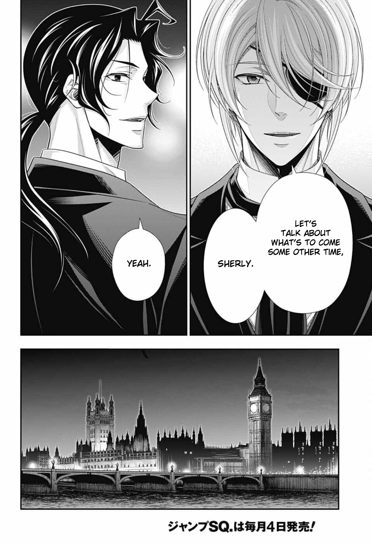 Yukoku no Moriarty Chapter 76 page 35 - Chapter 76: The Return of William and Sherlock. And Then...