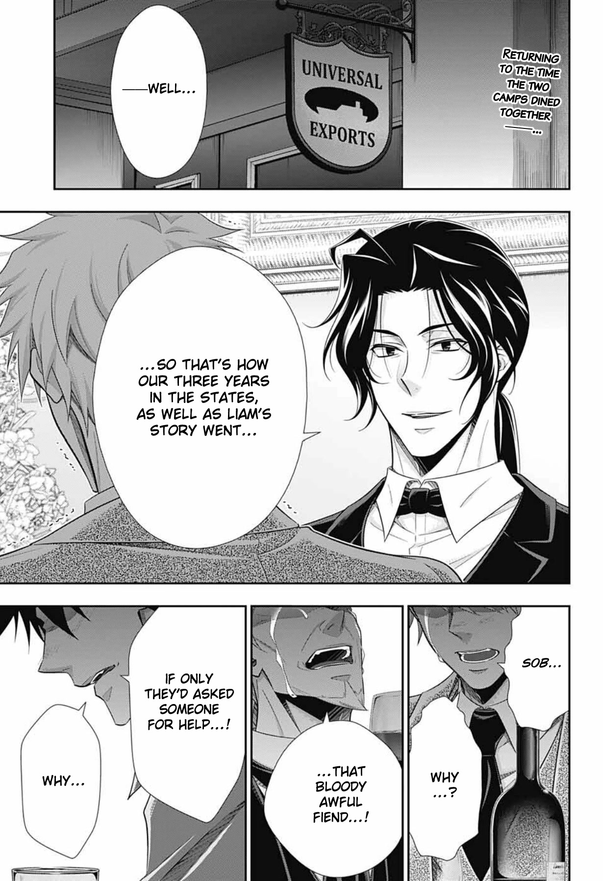 Yukoku no Moriarty Chapter 76 page 4 - Chapter 76: The Return of William and Sherlock. And Then...