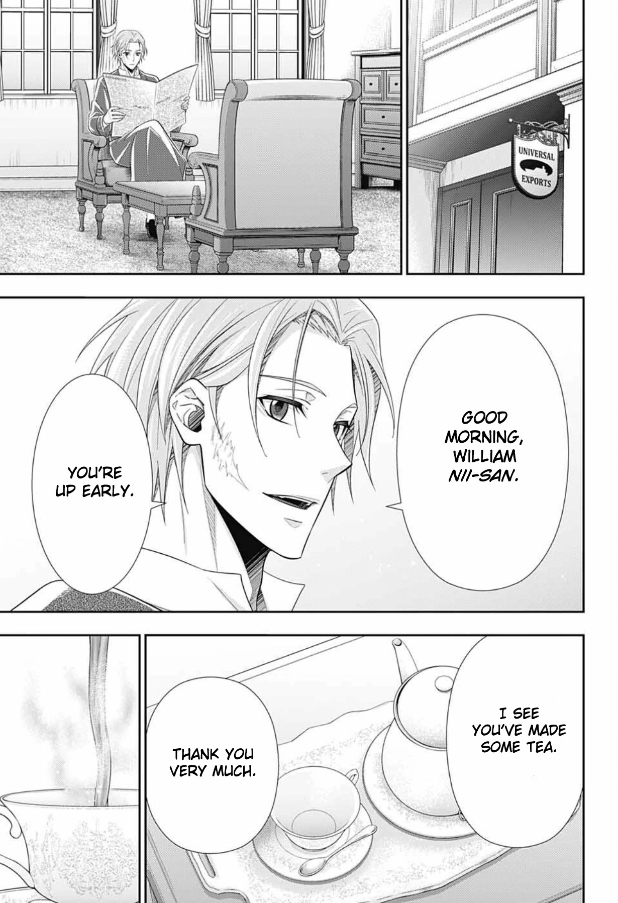 Yukoku no Moriarty Chapter 76 page 40 - Chapter 76: The Return of William and Sherlock. And Then...