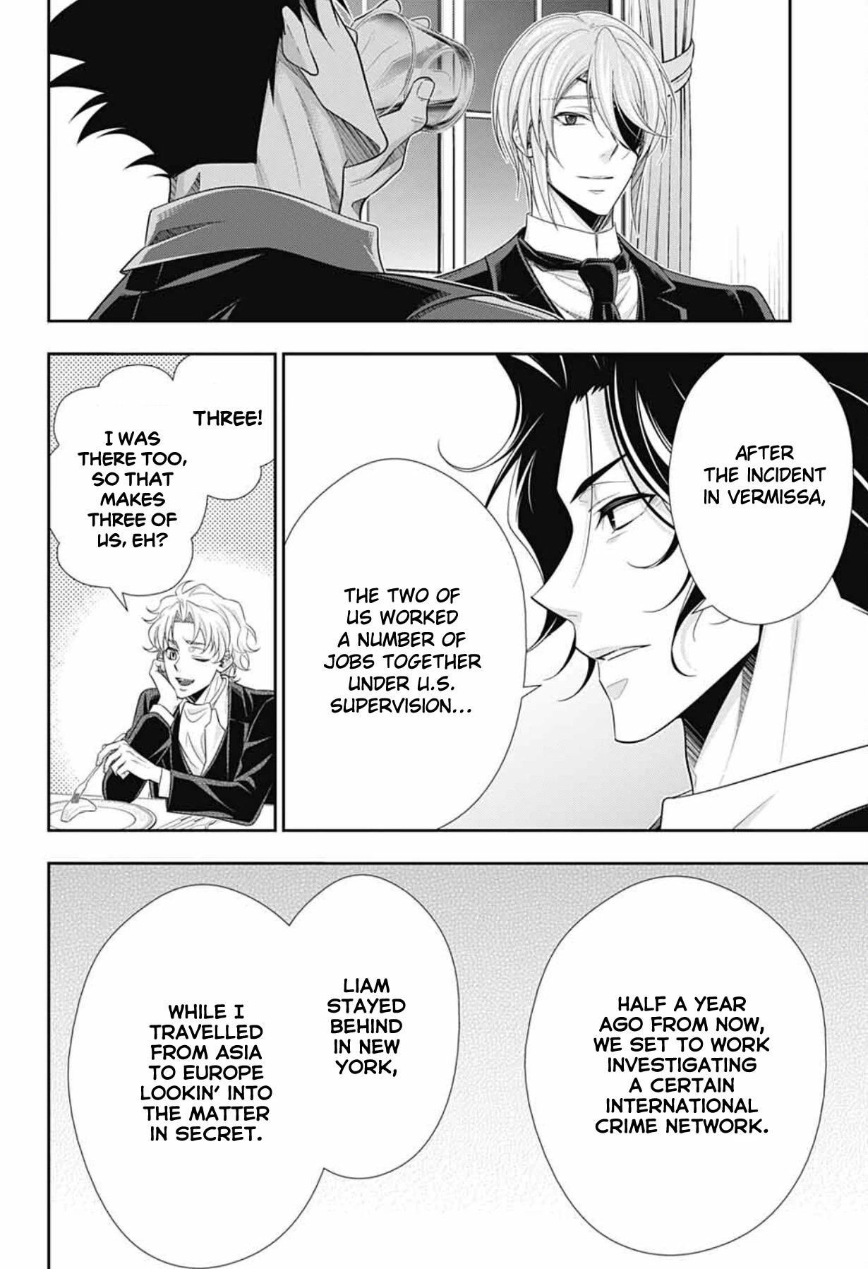 Yukoku no Moriarty Chapter 76 page 9 - Chapter 76: The Return of William and Sherlock. And Then...