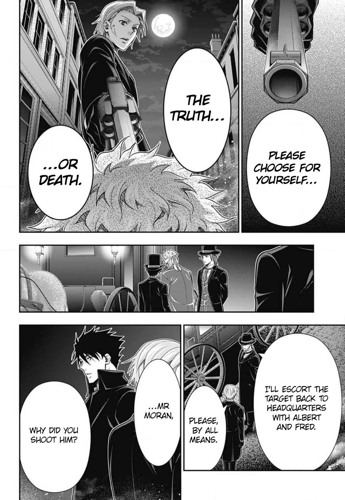 Yukoku no Moriarty Chapter 77 page 13 - Chapter 77: The Scarlet Footsteps