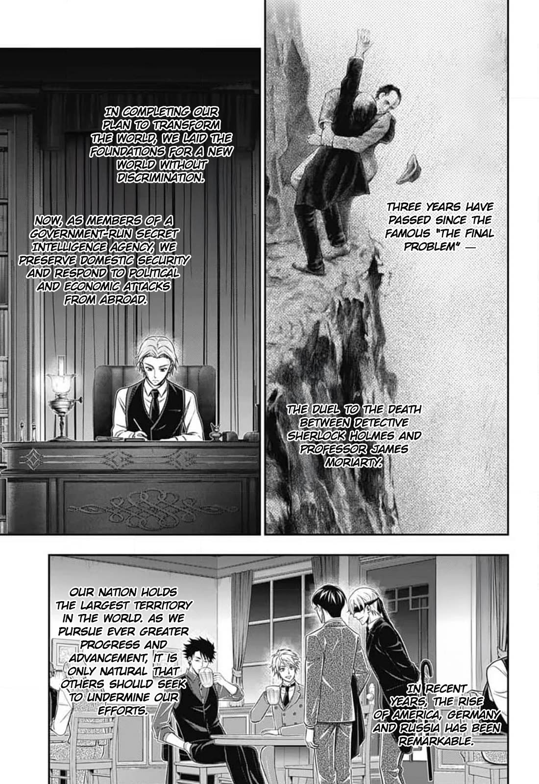 Yukoku no Moriarty Chapter 77 page 16 - Chapter 77: The Scarlet Footsteps