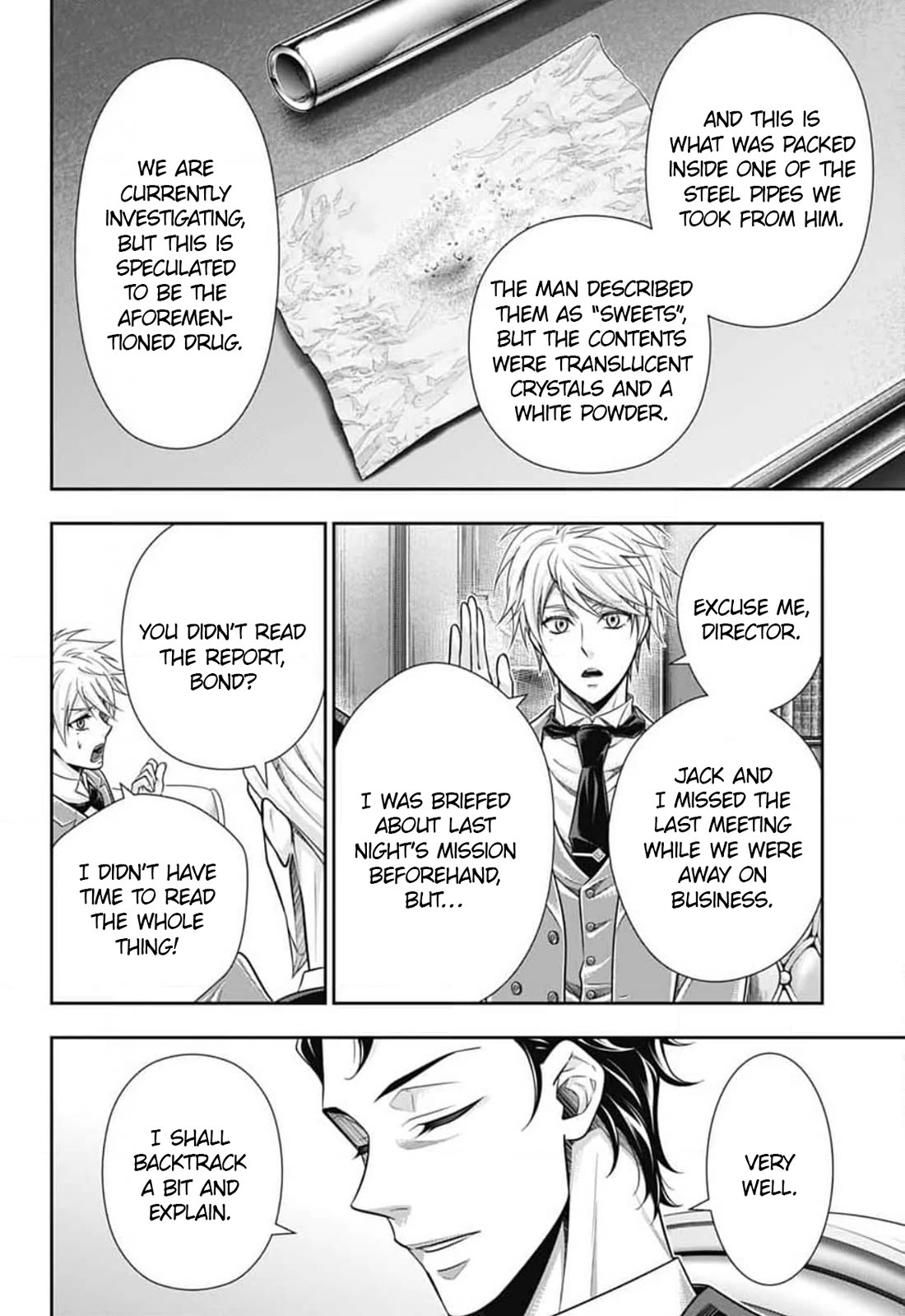 Yukoku no Moriarty Chapter 77 page 19 - Chapter 77: The Scarlet Footsteps