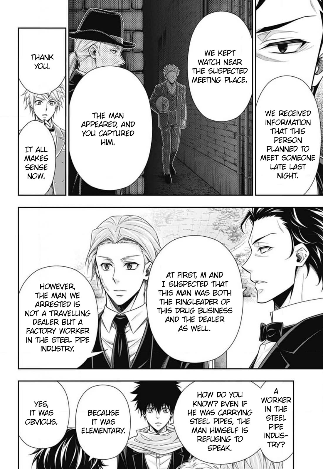 Yukoku no Moriarty Chapter 77 page 21 - Chapter 77: The Scarlet Footsteps