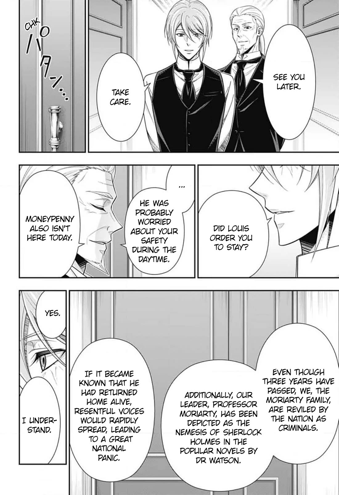 Yukoku no Moriarty Chapter 77 page 29 - Chapter 77: The Scarlet Footsteps