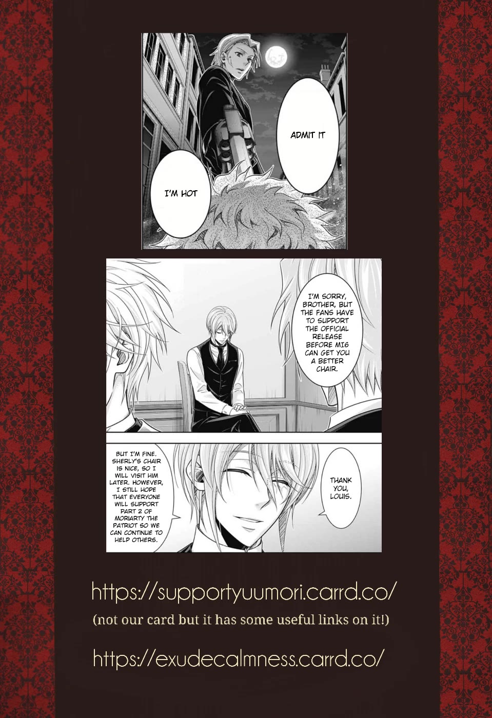 Yukoku no Moriarty Chapter 77 page 55 - Chapter 77: The Scarlet Footsteps