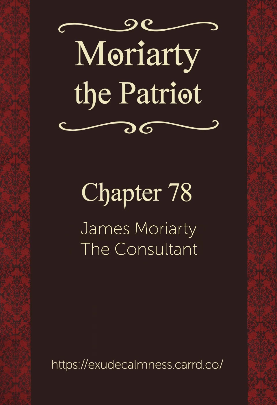 Yukoku no Moriarty Chapter 78 page 1 - Chapter 78: James Moriarty The Consultant