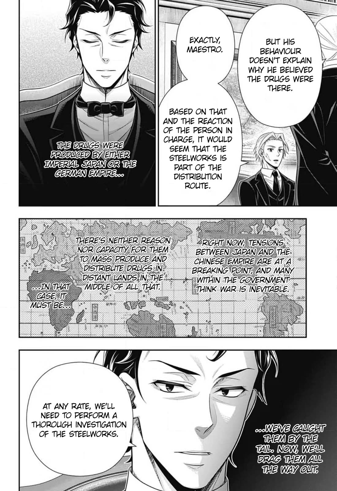 Yukoku no Moriarty Chapter 78 page 13 - Chapter 78: James Moriarty The Consultant