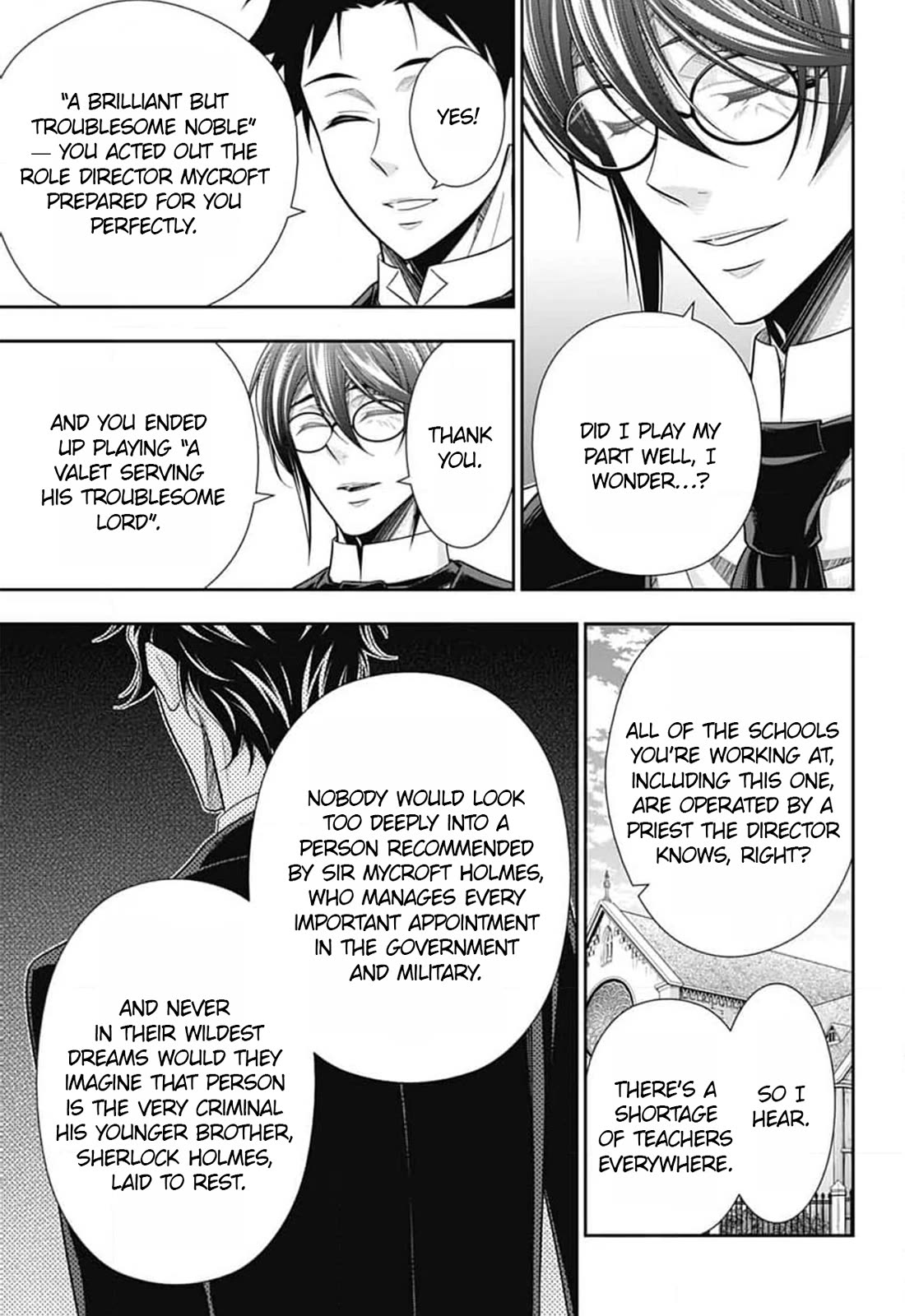 Yukoku no Moriarty Chapter 78 page 22 - Chapter 78: James Moriarty The Consultant
