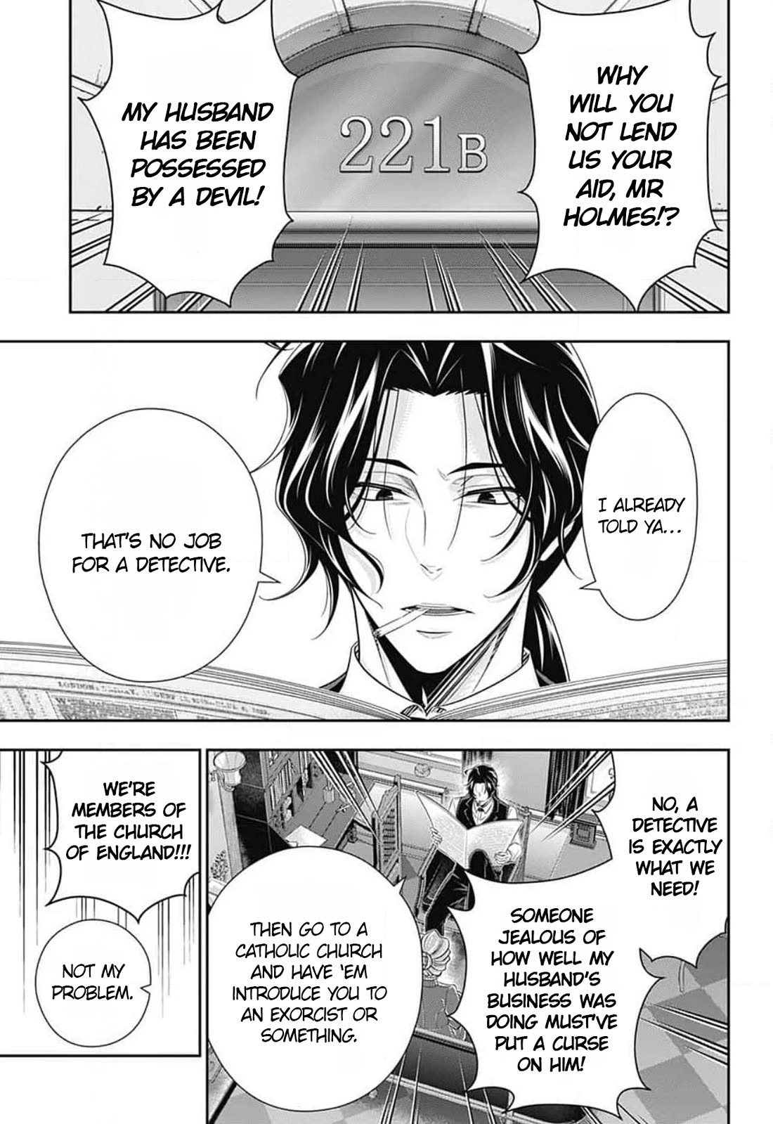 Yukoku no Moriarty Chapter 79 page 28 - Chapter 79: The Adventure of the Speckled Band, Act 1