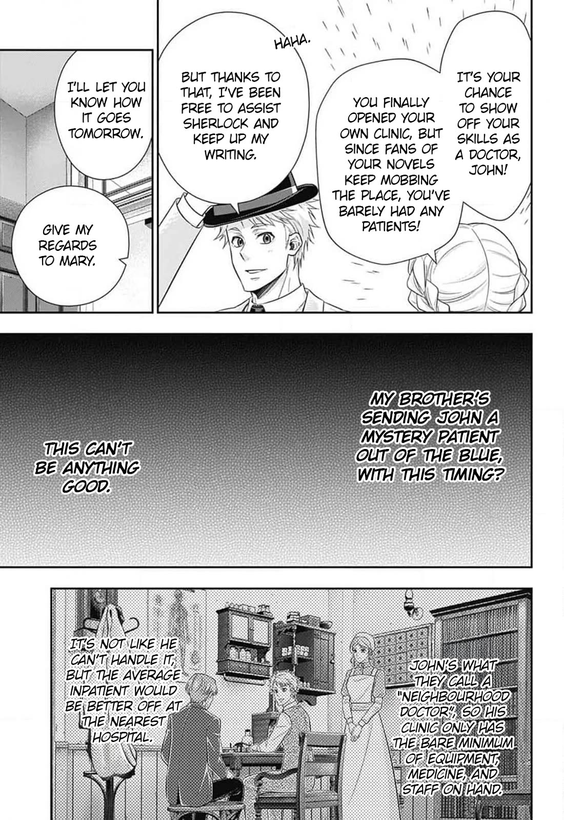 Yukoku no Moriarty Chapter 79 page 34 - Chapter 79: The Adventure of the Speckled Band, Act 1