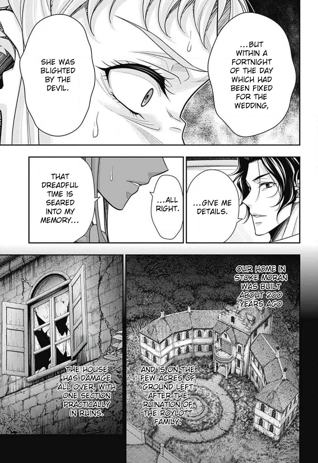 Yukoku no Moriarty Chapter 80 page 12 - Chapter 80: The Adventure of the Speckled Band, Act 2