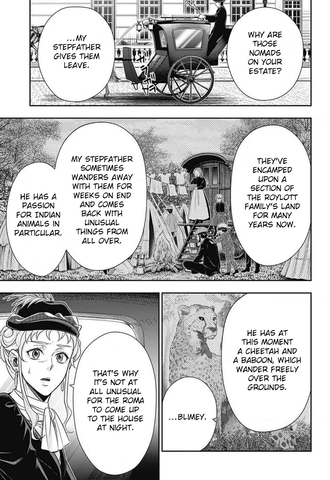 Yukoku no Moriarty Chapter 80 page 16 - Chapter 80: The Adventure of the Speckled Band, Act 2