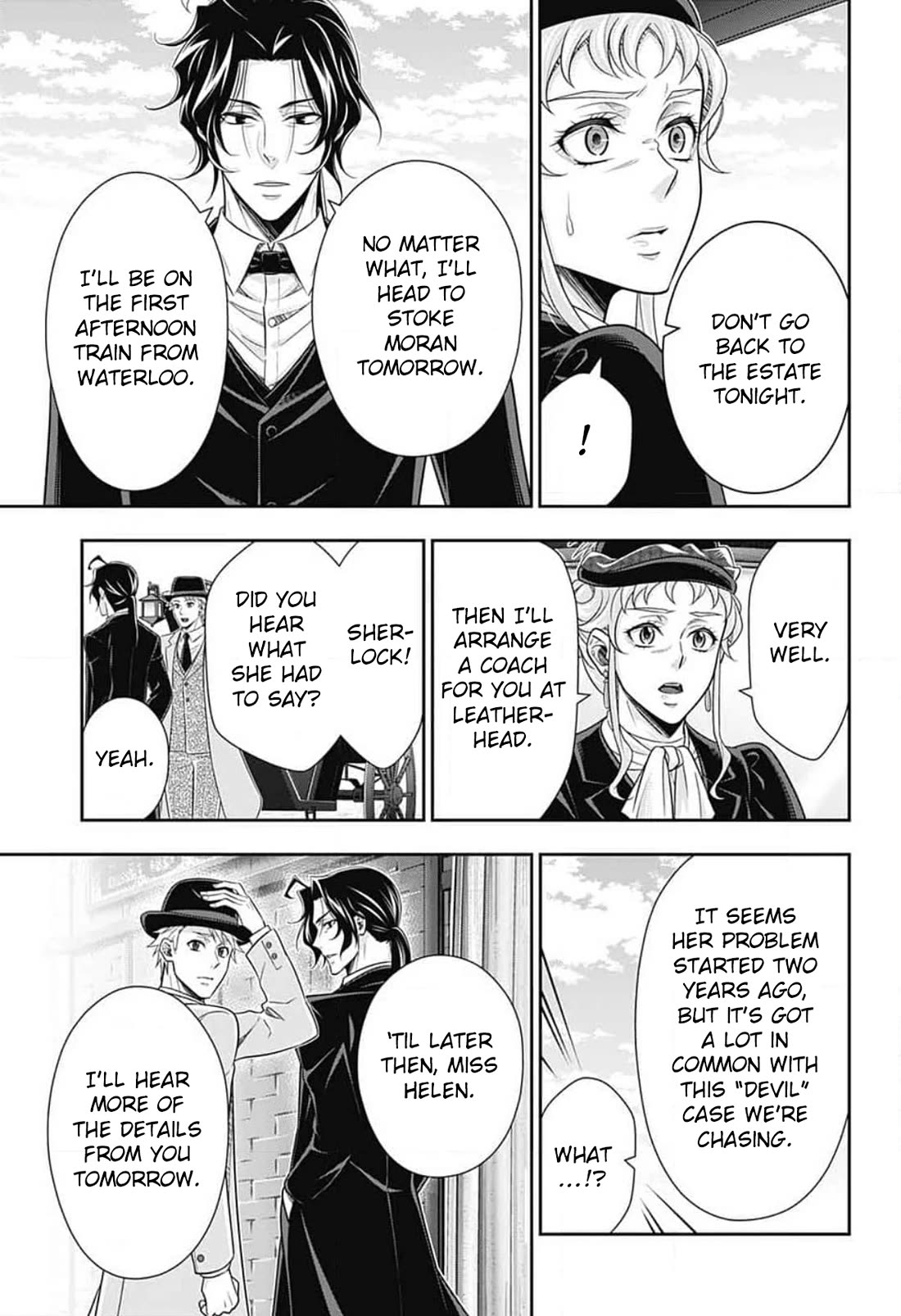 Yukoku no Moriarty Chapter 80 page 30 - Chapter 80: The Adventure of the Speckled Band, Act 2