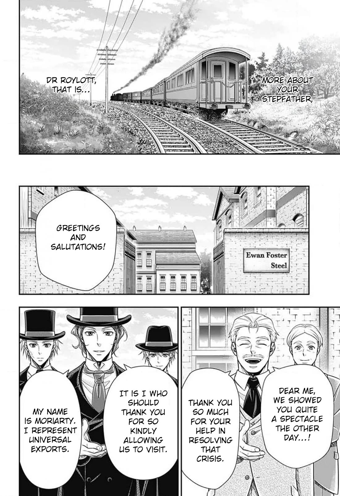 Yukoku no Moriarty Chapter 80 page 31 - Chapter 80: The Adventure of the Speckled Band, Act 2