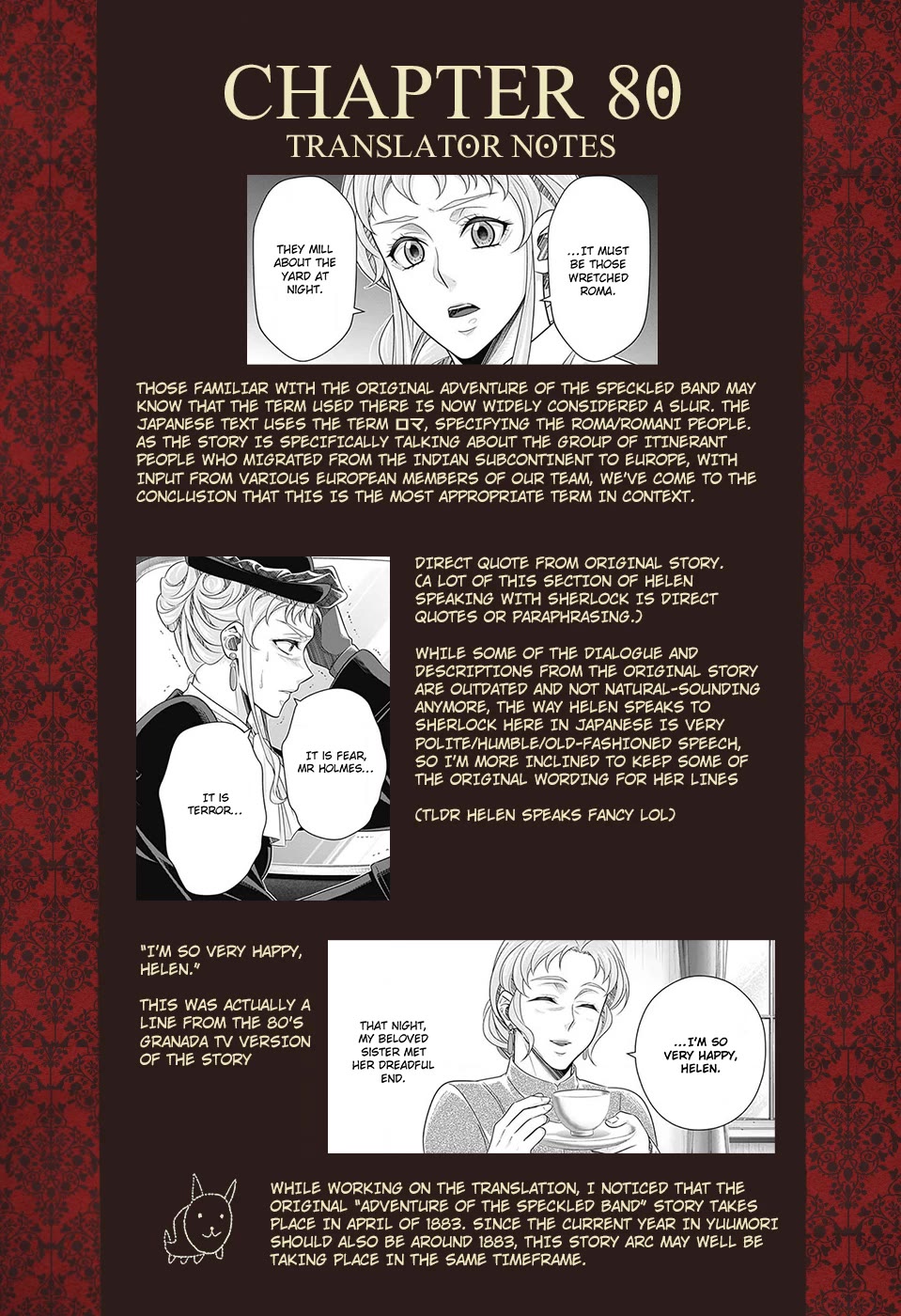 Yukoku no Moriarty Chapter 80 page 38 - Chapter 80: The Adventure of the Speckled Band, Act 2