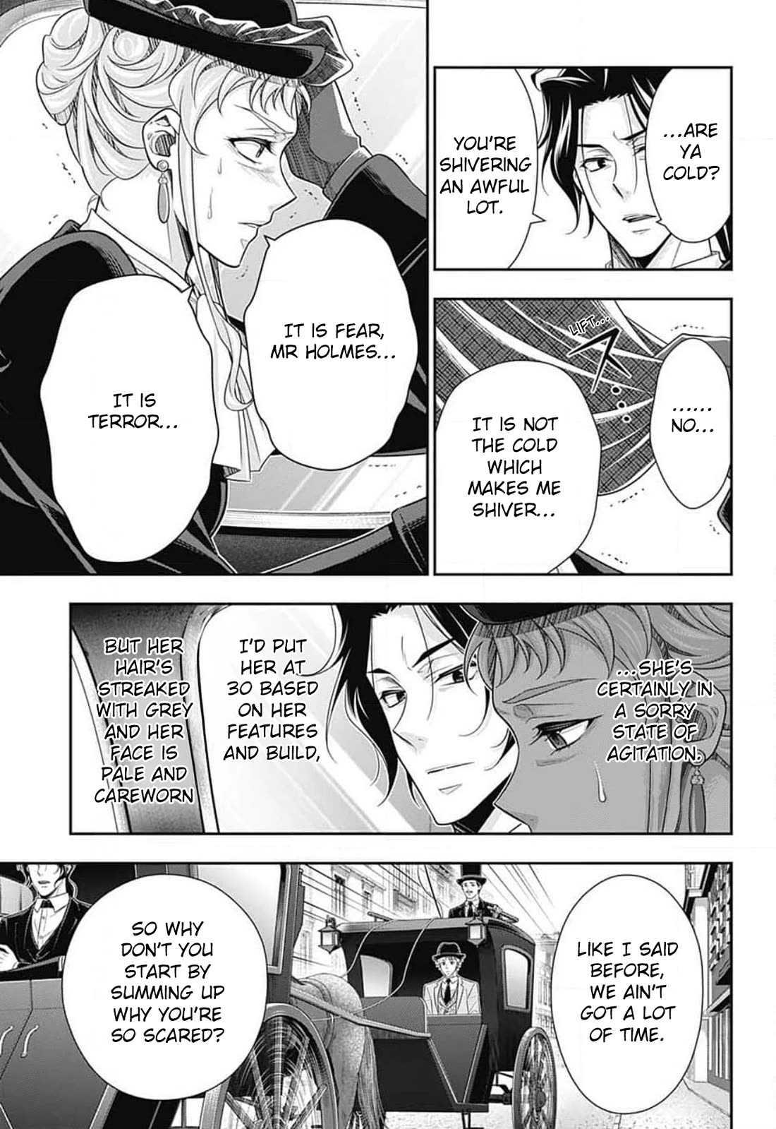 Yukoku no Moriarty Chapter 80 page 8 - Chapter 80: The Adventure of the Speckled Band, Act 2