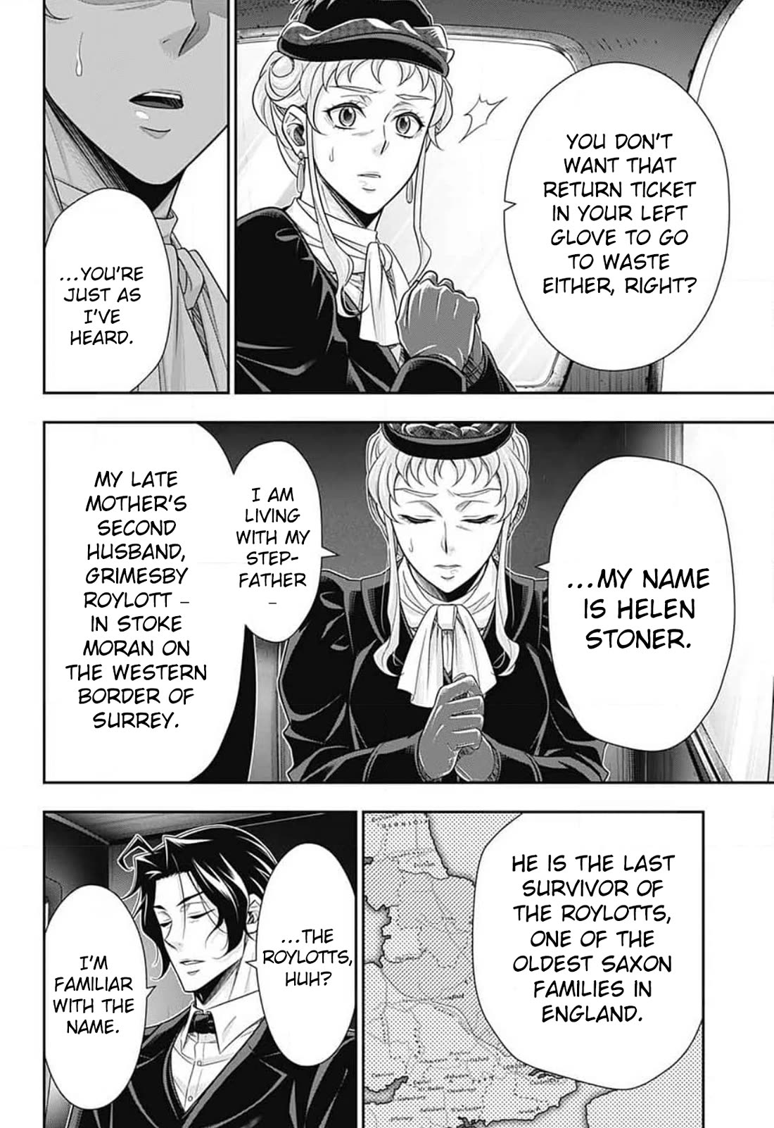 Yukoku no Moriarty Chapter 80 page 9 - Chapter 80: The Adventure of the Speckled Band, Act 2
