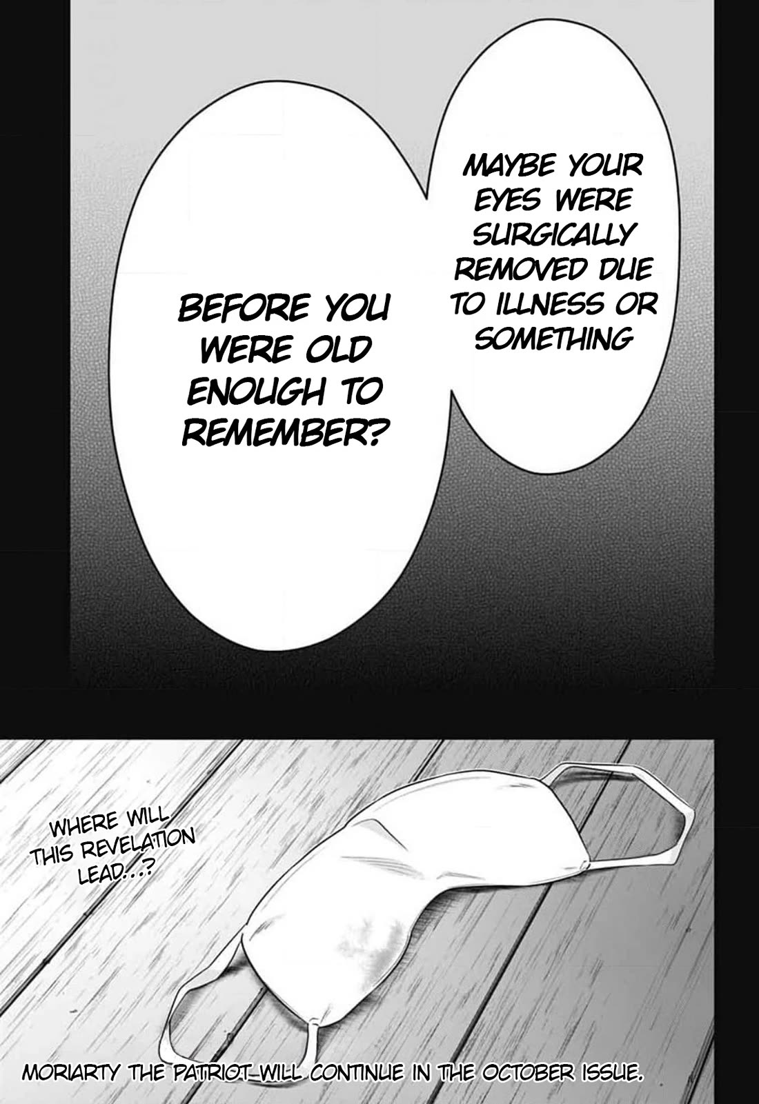 Yukoku no Moriarty Chapter 85 page 36 - Chapter 85