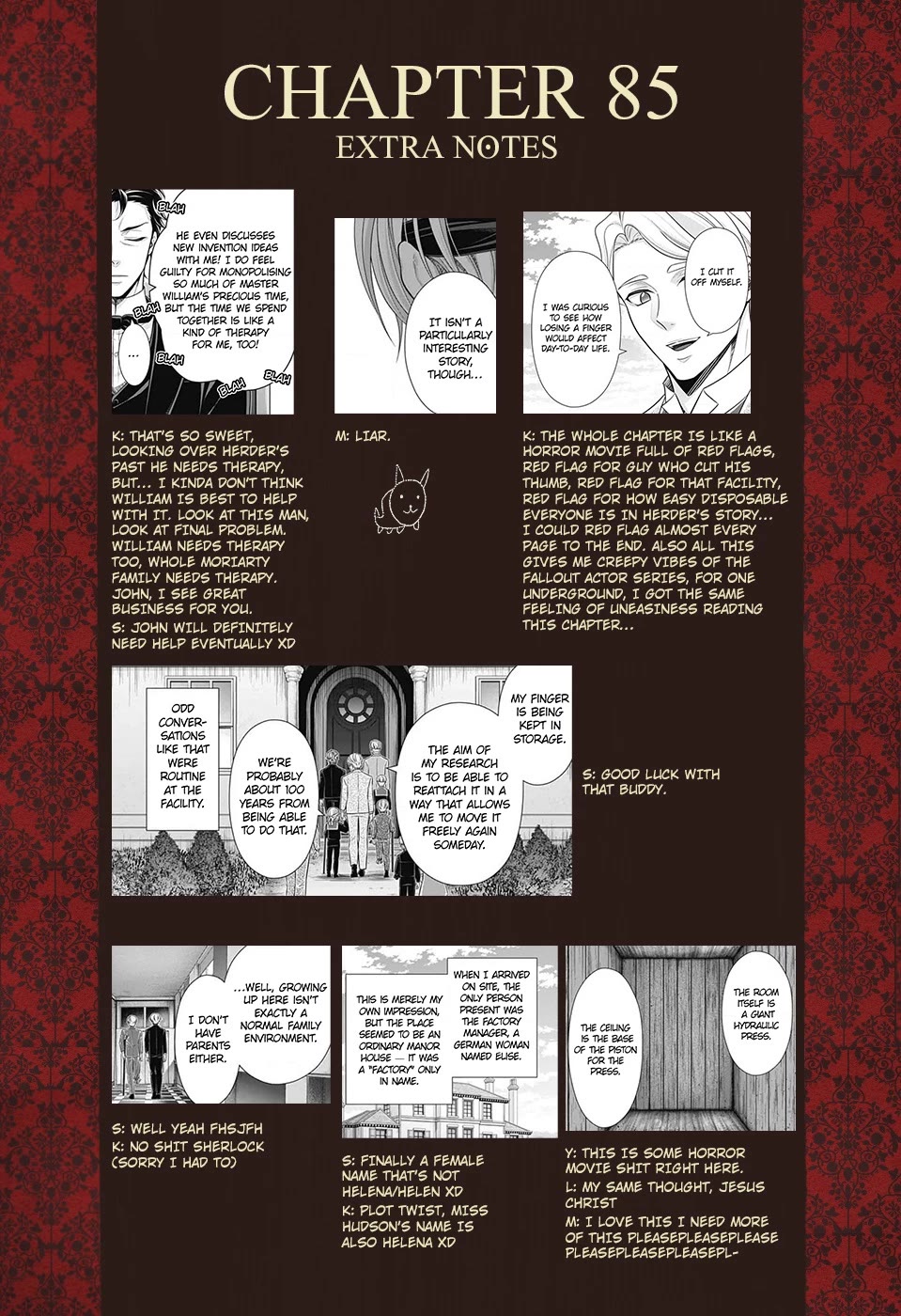 Yukoku no Moriarty Chapter 85 page 37 - Chapter 85