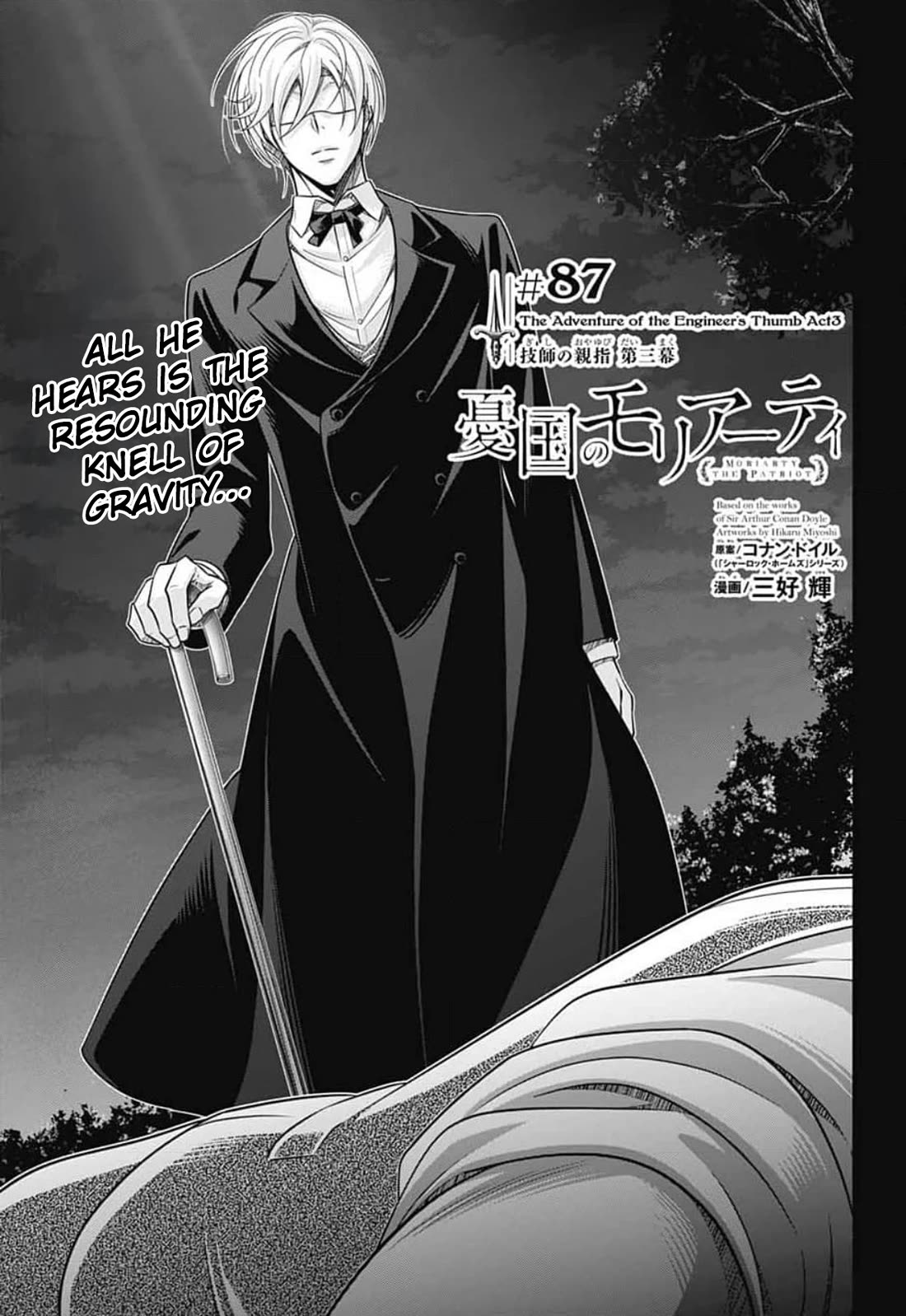 Yukoku no Moriarty Chapter 87 page 4 - Chapter 87