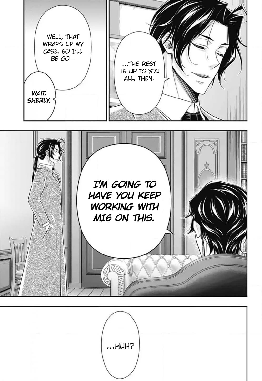 Yukoku no Moriarty Chapter 88 page 13 - Chapter 88: The Adventure of the Engineer’s Thumb : Act 4