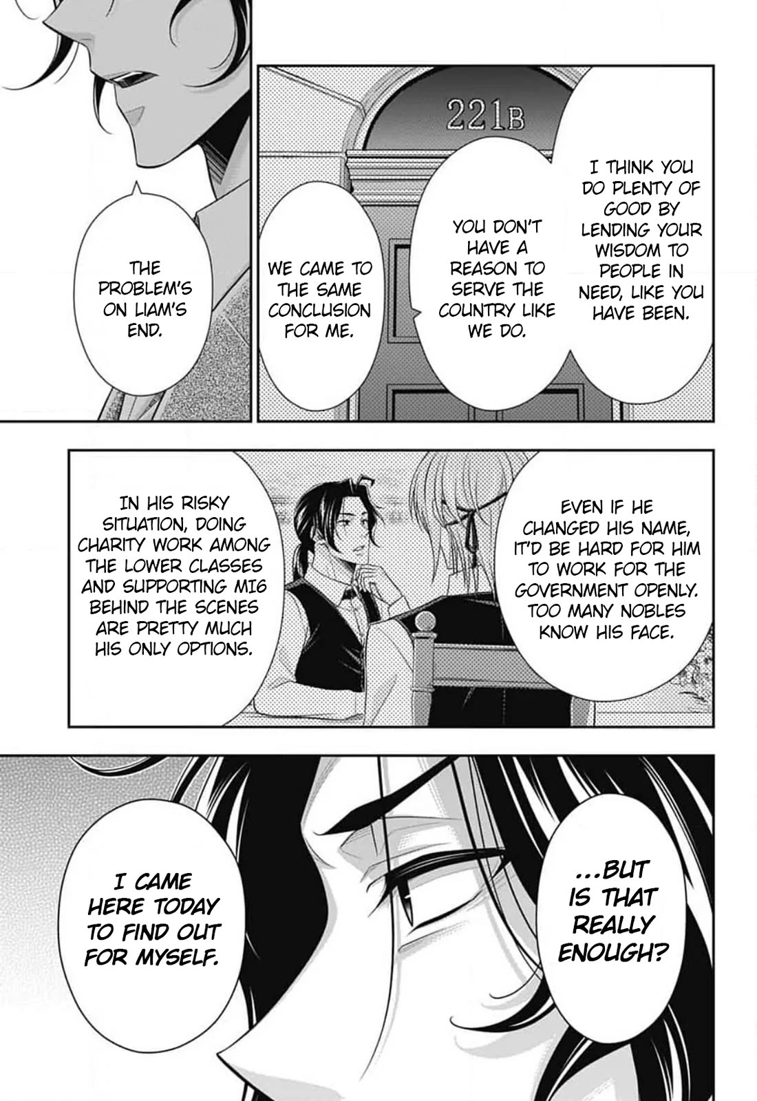 Yukoku no Moriarty Chapter 88 page 21 - Chapter 88: The Adventure of the Engineer’s Thumb : Act 4