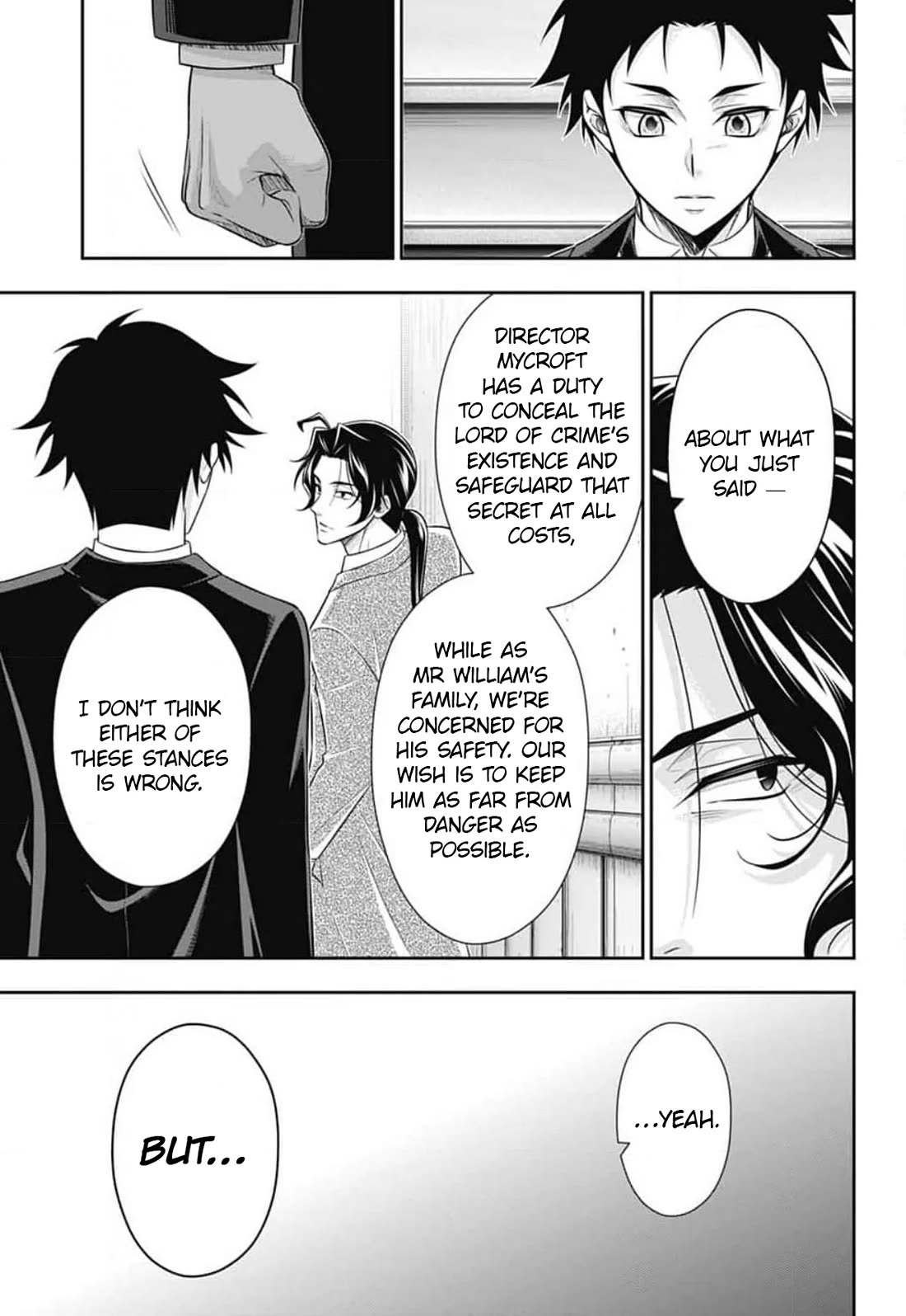 Yukoku no Moriarty Chapter 88 page 27 - Chapter 88: The Adventure of the Engineer’s Thumb : Act 4