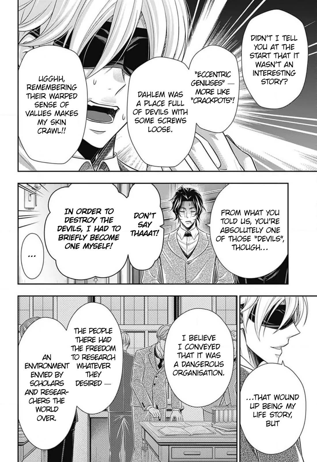 Yukoku no Moriarty Chapter 88 page 4 - Chapter 88: The Adventure of the Engineer’s Thumb : Act 4