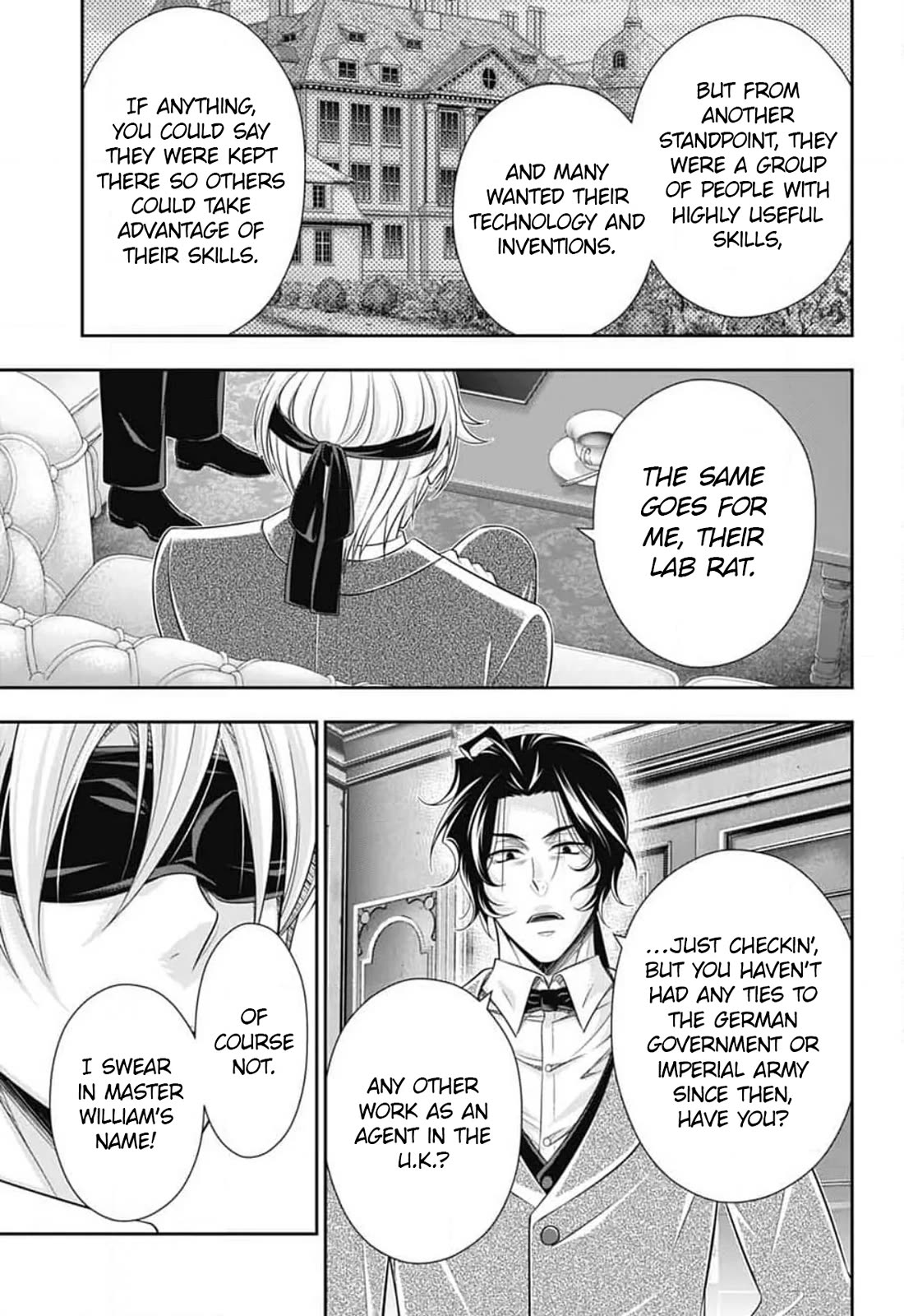 Yukoku no Moriarty Chapter 88 page 5 - Chapter 88: The Adventure of the Engineer’s Thumb : Act 4