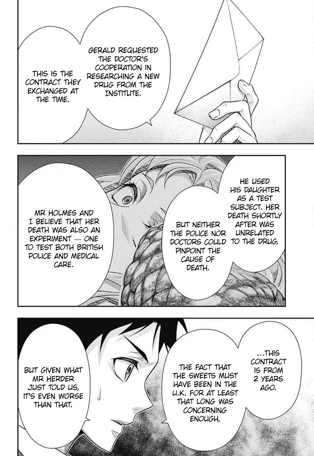 Yukoku no Moriarty Chapter 88 page 8 - Chapter 88: The Adventure of the Engineer’s Thumb : Act 4
