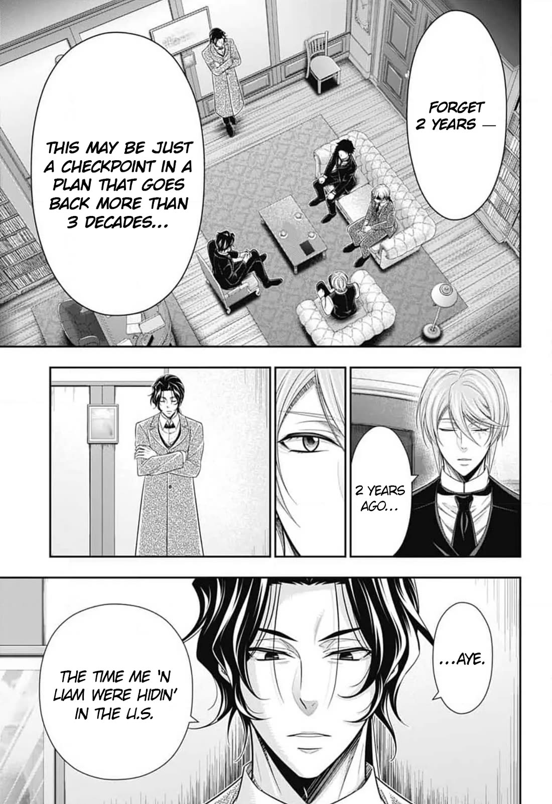 Yukoku no Moriarty Chapter 88 page 9 - Chapter 88: The Adventure of the Engineer’s Thumb : Act 4