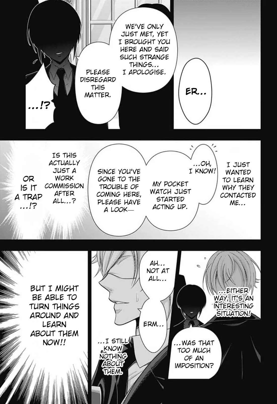 Yukoku no Moriarty Chapter 89 page 10 - Chapter 89: The Adventure of the Engineer’s Thumb : Act 5