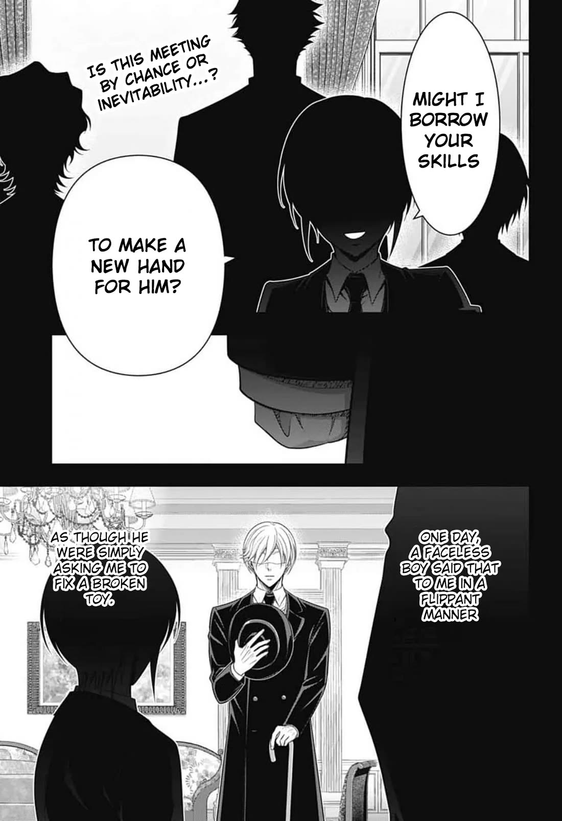 Yukoku no Moriarty Chapter 89 page 2 - Chapter 89: The Adventure of the Engineer’s Thumb : Act 5