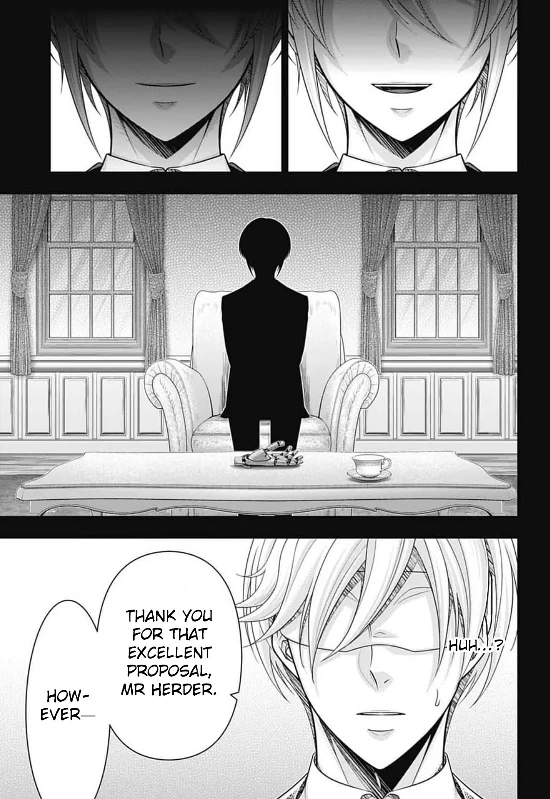 Yukoku no Moriarty Chapter 89 page 20 - Chapter 89: The Adventure of the Engineer’s Thumb : Act 5