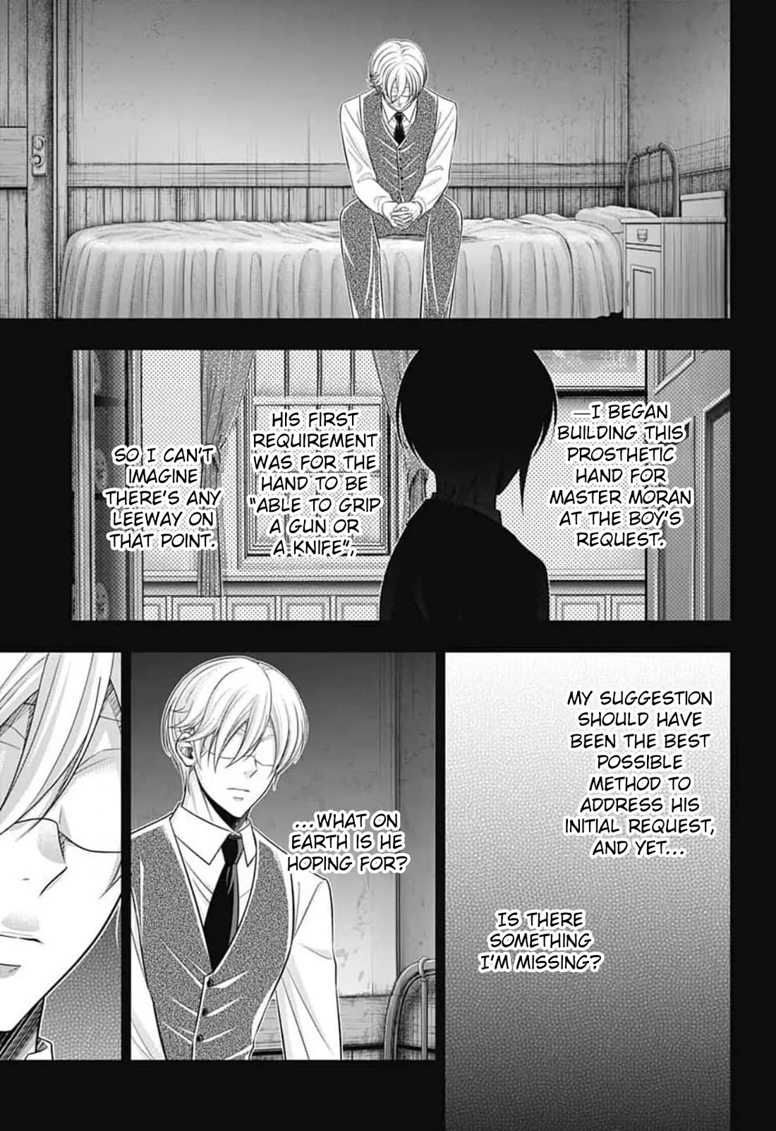 Yukoku no Moriarty Chapter 89 page 22 - Chapter 89: The Adventure of the Engineer’s Thumb : Act 5