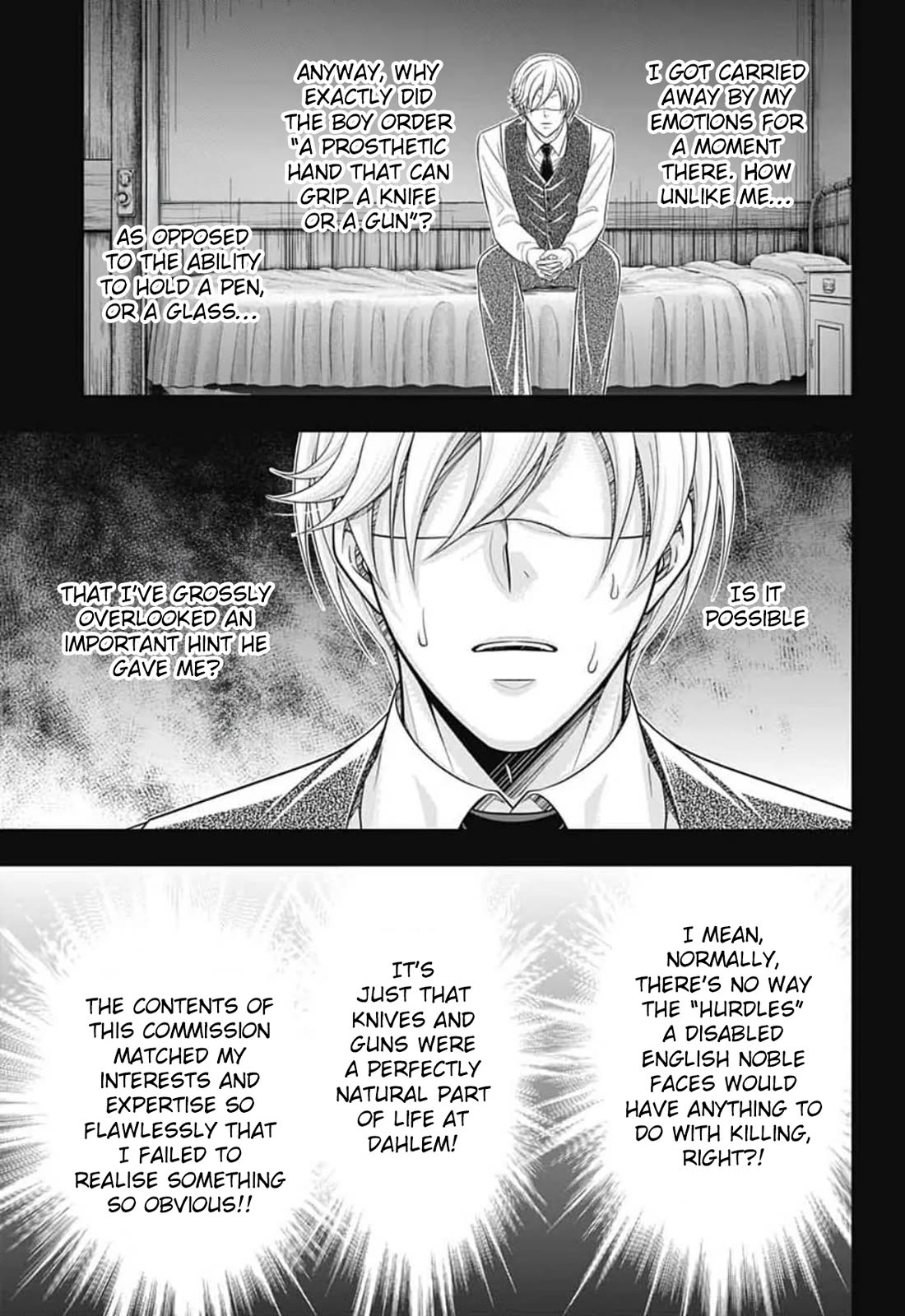 Yukoku no Moriarty Chapter 89 page 26 - Chapter 89: The Adventure of the Engineer’s Thumb : Act 5