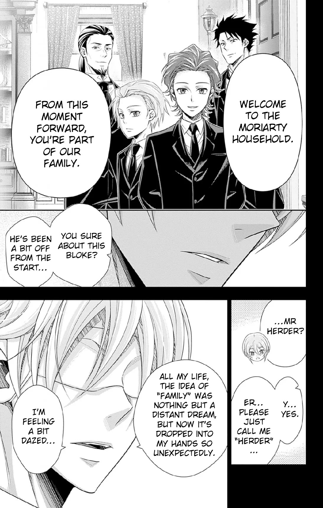 Yukoku no Moriarty Chapter 89 page 36 - Chapter 89: The Adventure of the Engineer’s Thumb : Act 5