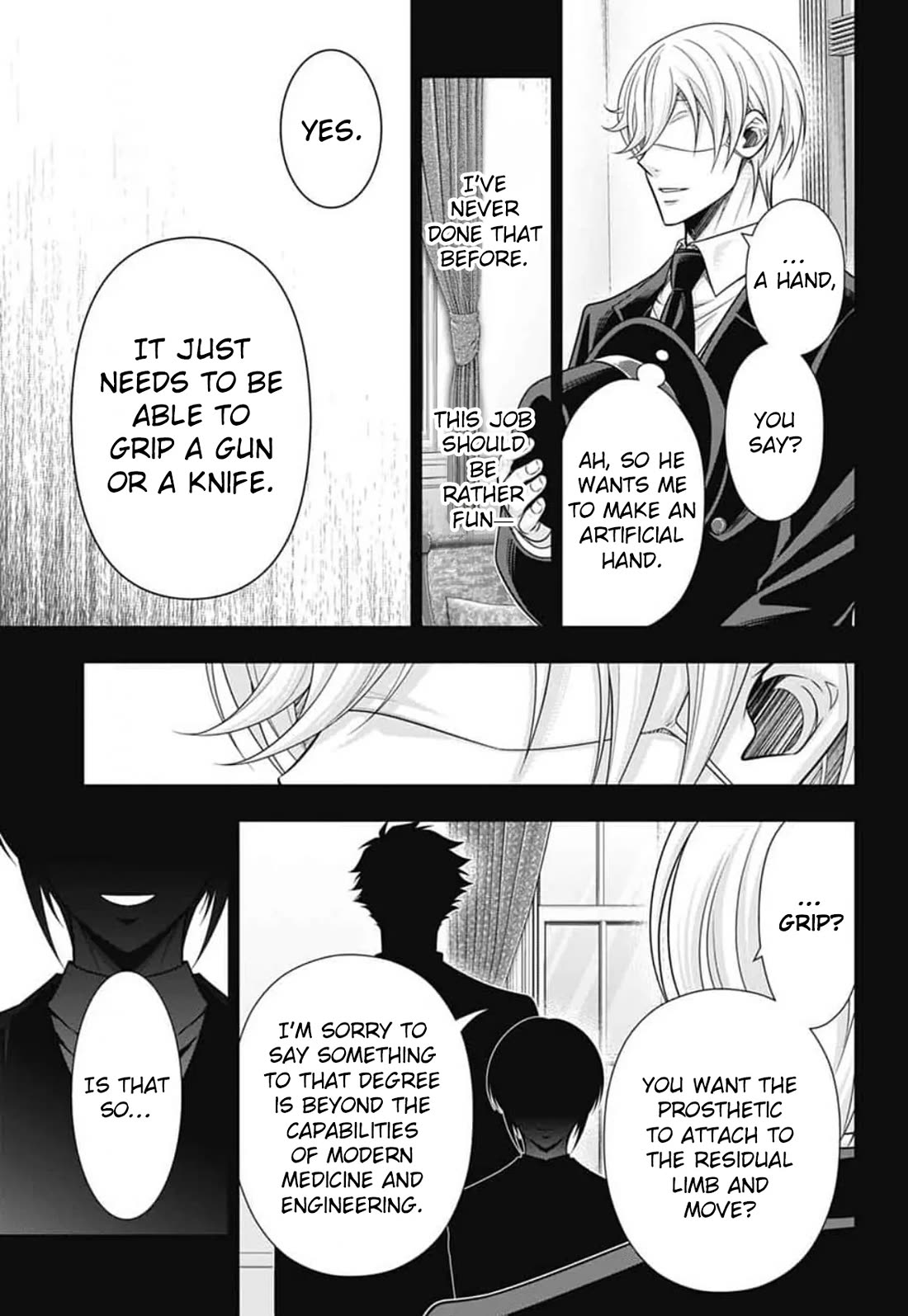 Yukoku no Moriarty Chapter 89 page 4 - Chapter 89: The Adventure of the Engineer’s Thumb : Act 5