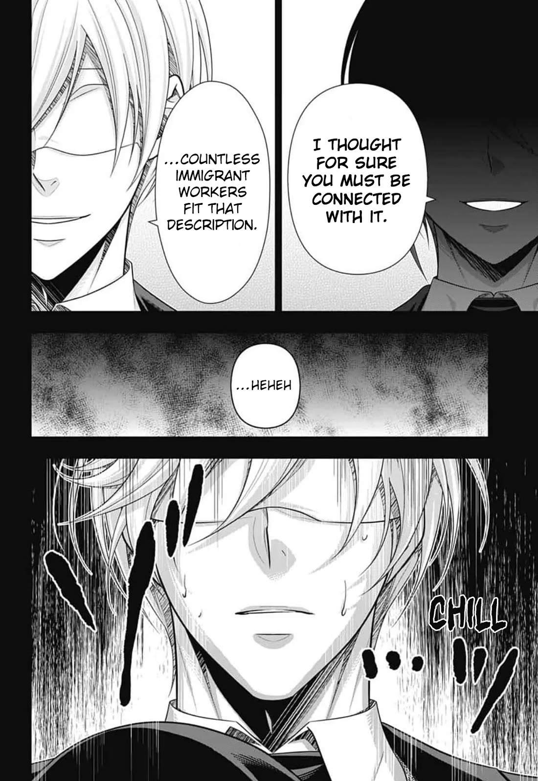 Yukoku no Moriarty Chapter 89 page 7 - Chapter 89: The Adventure of the Engineer’s Thumb : Act 5