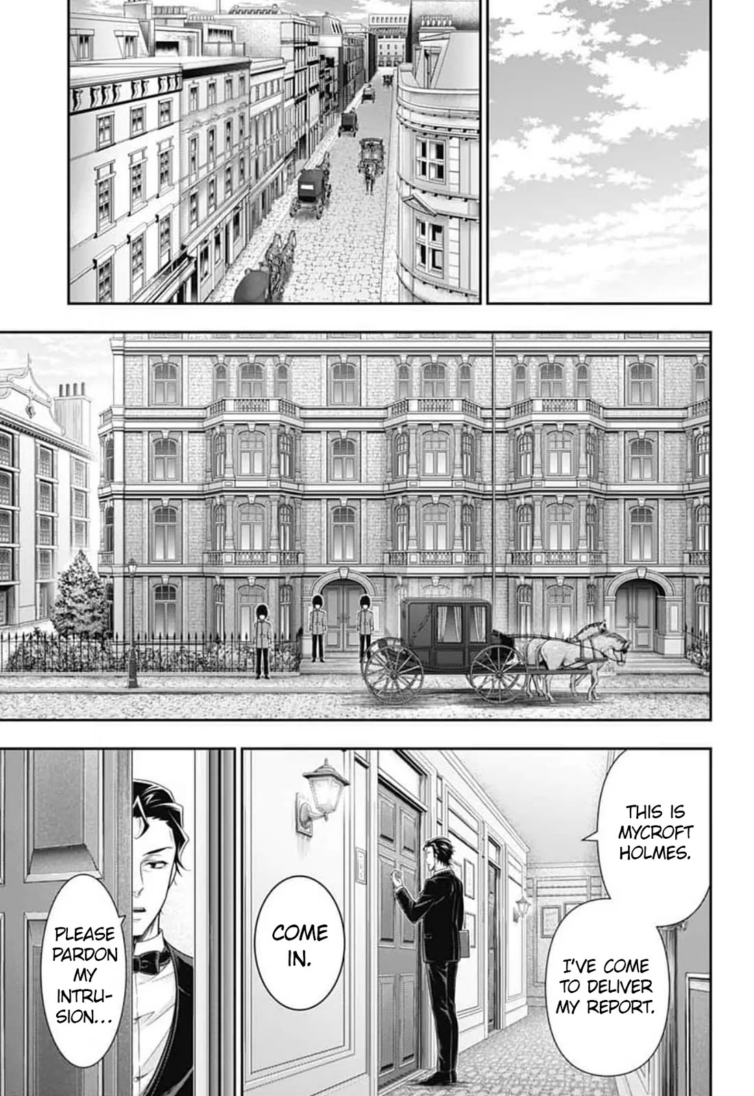Yukoku no Moriarty Chapter 90 page 14 - Chapter 90: Crossing Intentions : Act 1