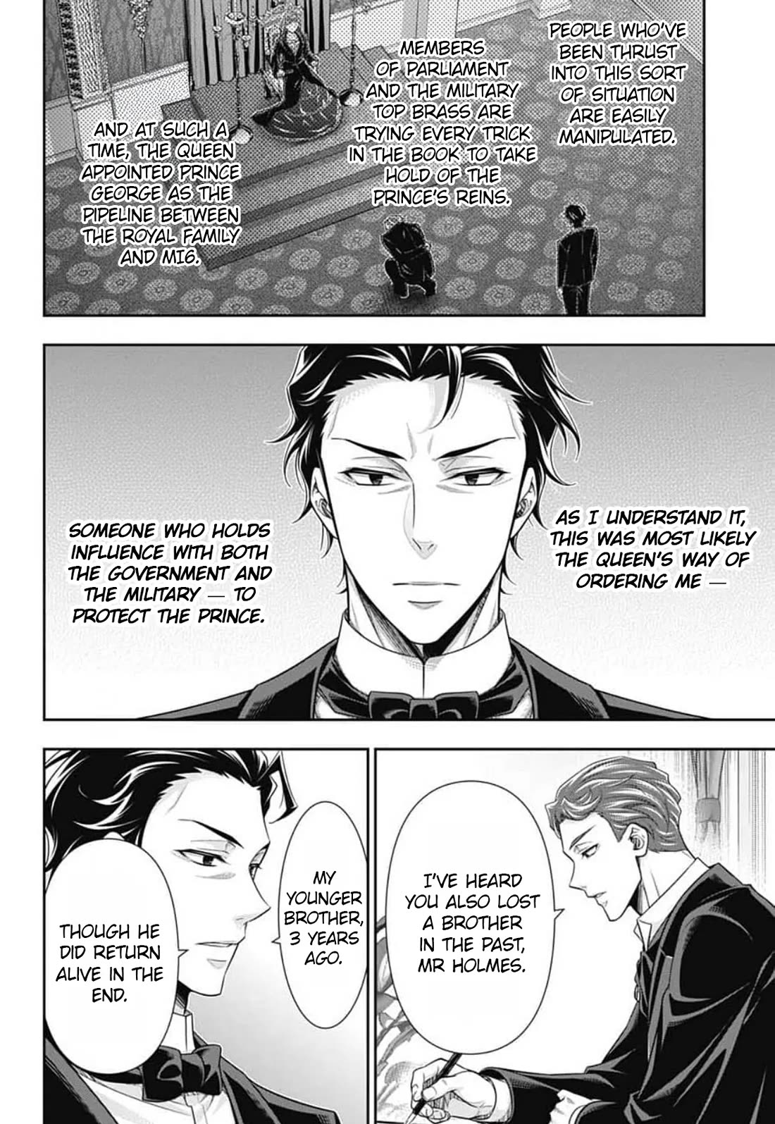 Yukoku no Moriarty Chapter 90 page 19 - Chapter 90: Crossing Intentions : Act 1