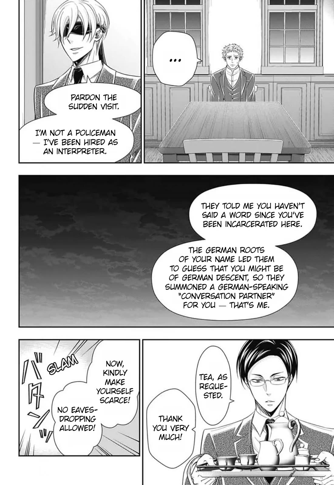 Yukoku no Moriarty Chapter 90 page 23 - Chapter 90: Crossing Intentions : Act 1