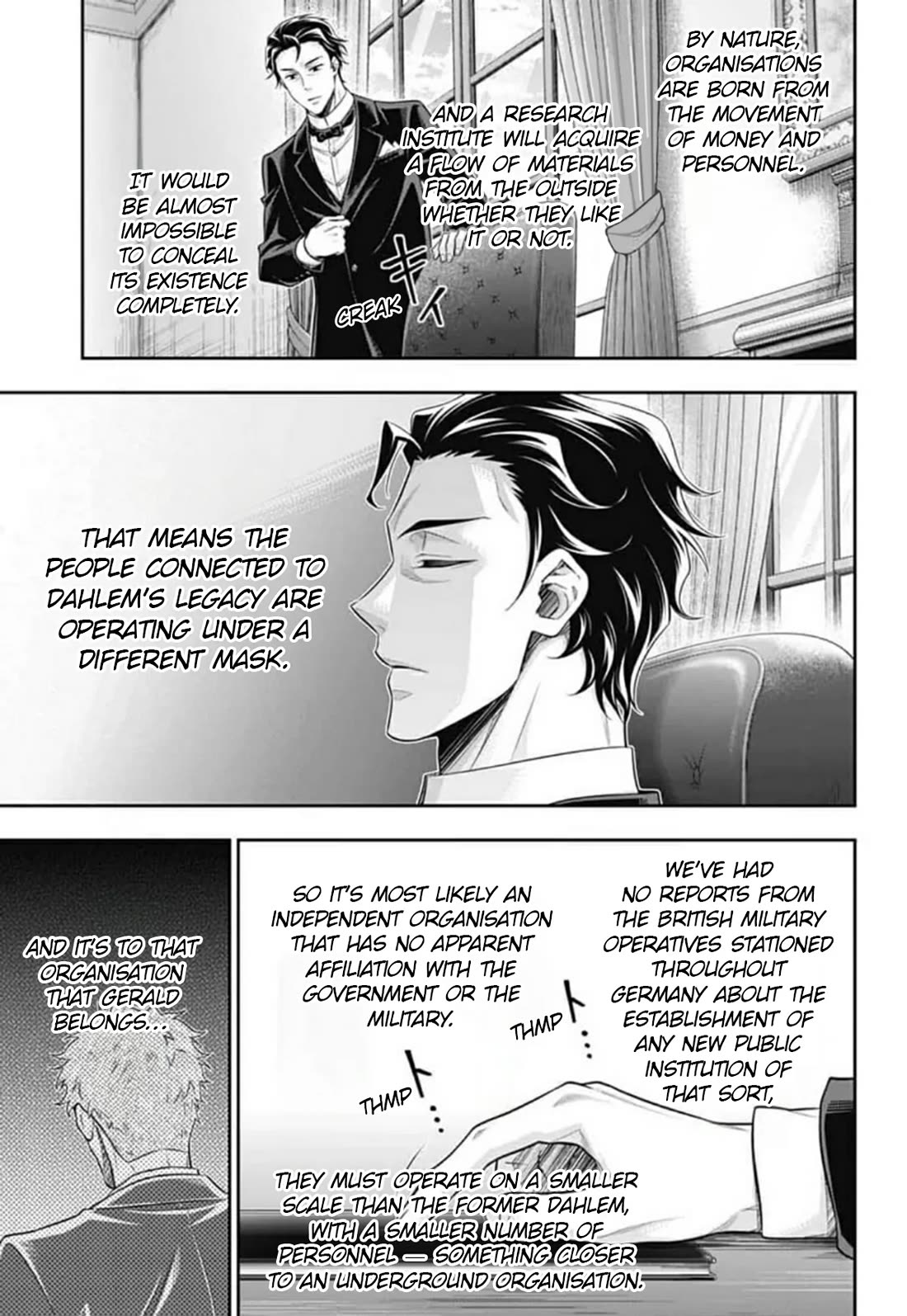 Yukoku no Moriarty Chapter 90 page 4 - Chapter 90: Crossing Intentions : Act 1