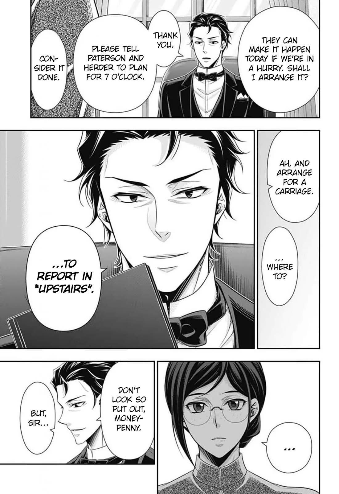 Yukoku no Moriarty Chapter 90 page 6 - Chapter 90: Crossing Intentions : Act 1