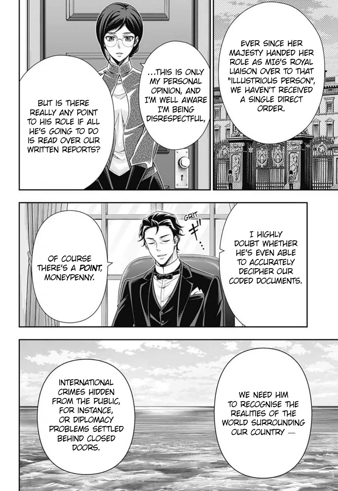 Yukoku no Moriarty Chapter 90 page 7 - Chapter 90: Crossing Intentions : Act 1