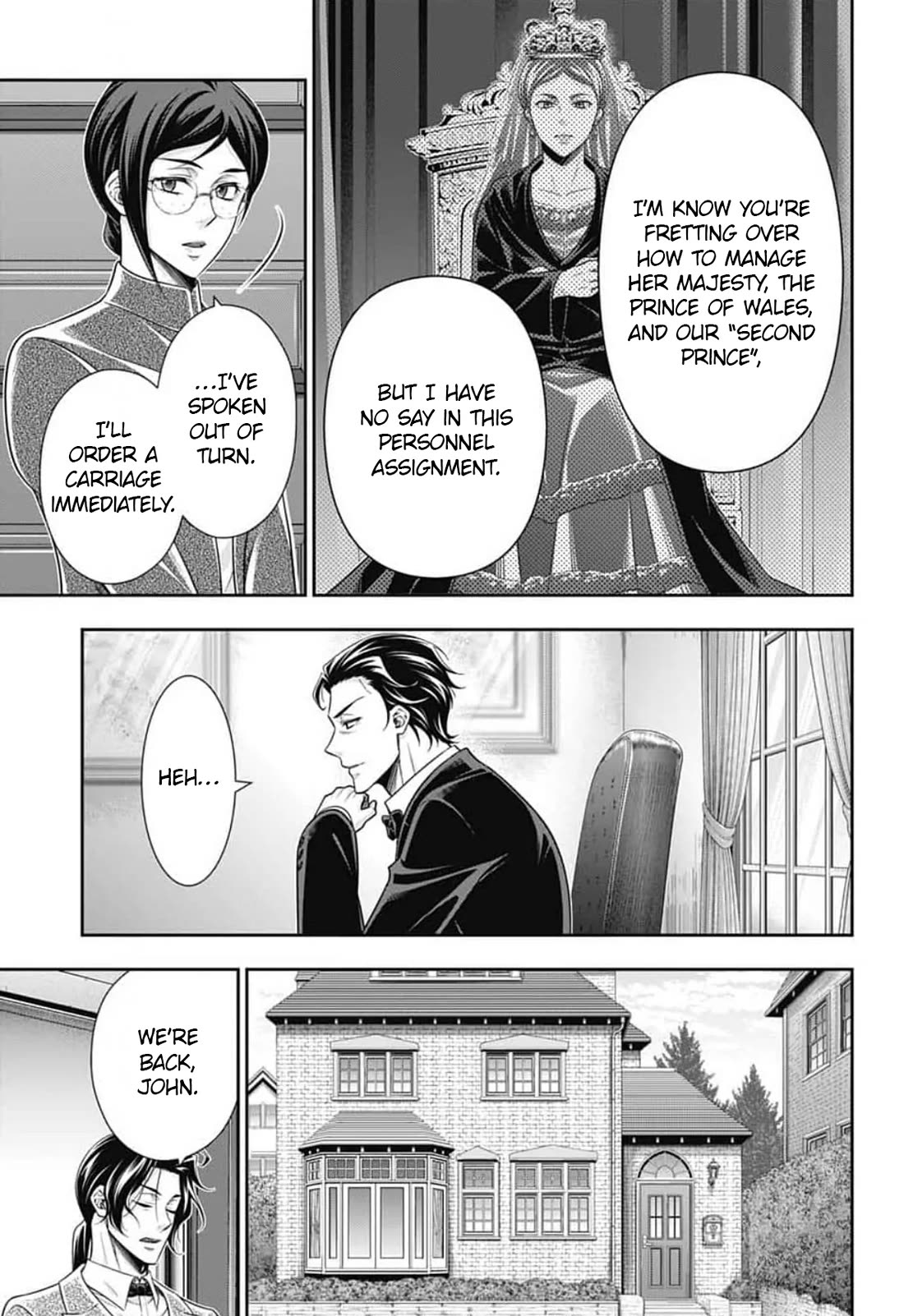 Yukoku no Moriarty Chapter 90 page 8 - Chapter 90: Crossing Intentions : Act 1