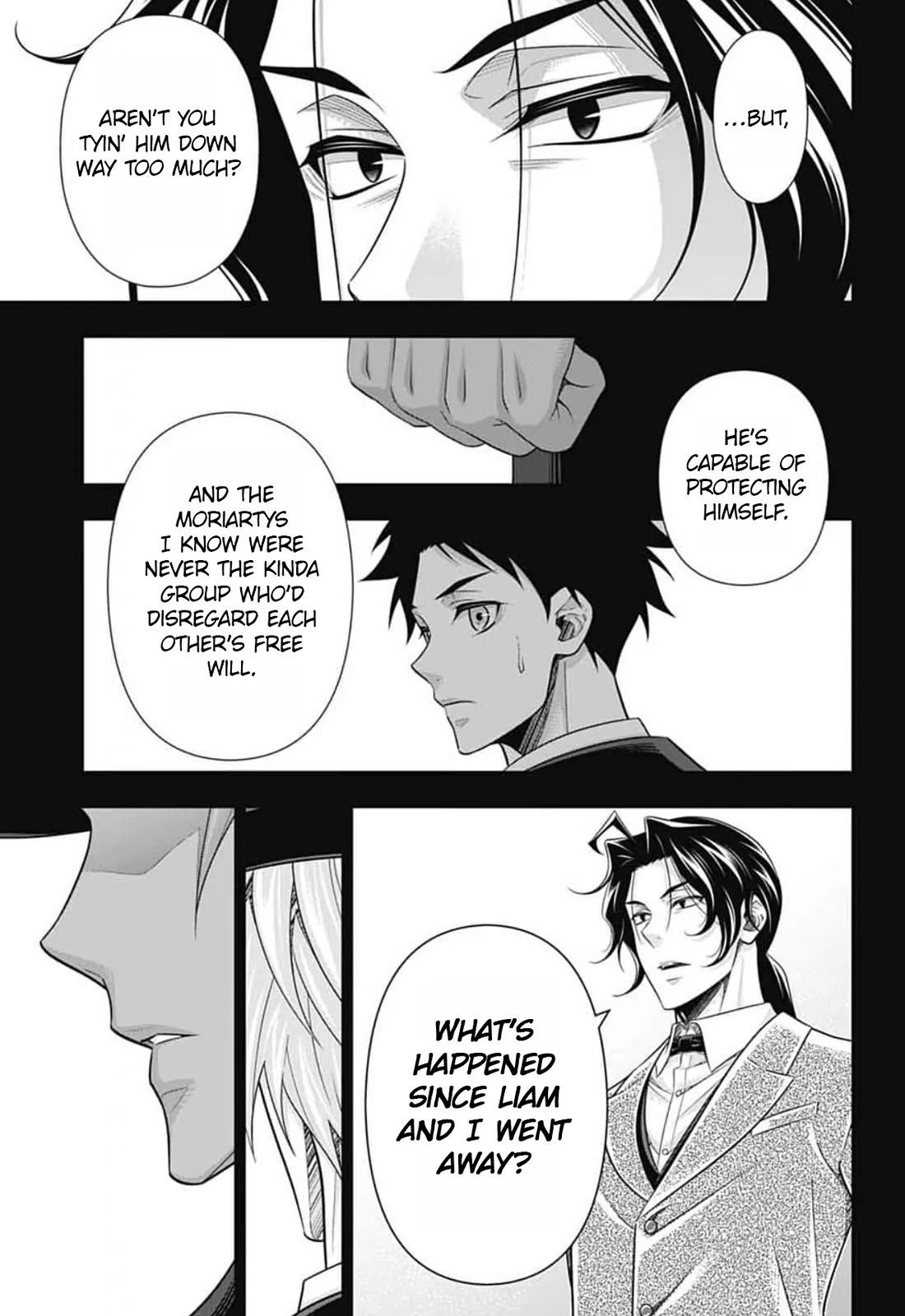 Yukoku no Moriarty Chapter 91 page 22 - Chapter 91: Crossing Intentions : Act2
