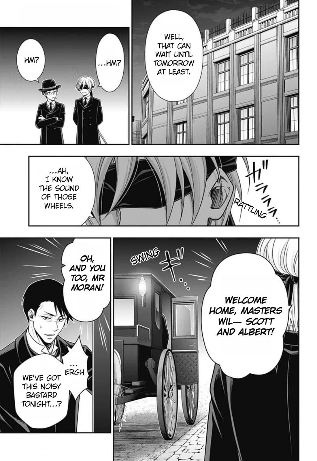 Yukoku no Moriarty Chapter 91 page 34 - Chapter 91: Crossing Intentions : Act2
